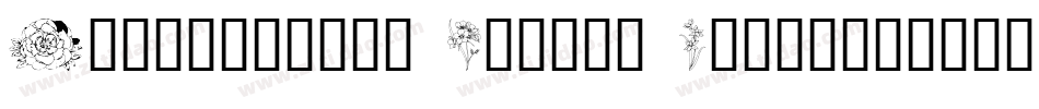 Traditional Floral Design字体转换